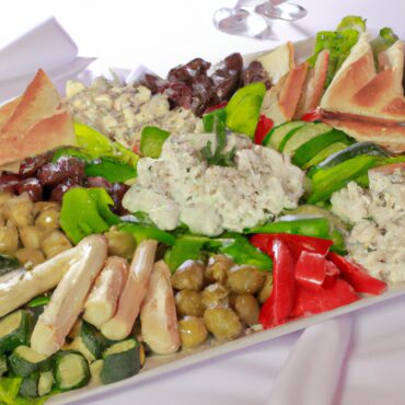 Get your party started with this delicious Greek Meze Platter