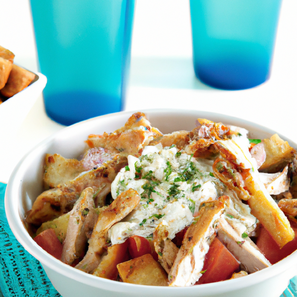 Delicious and Easy Greek Lunch Recipe: Chicken Gyro Salad