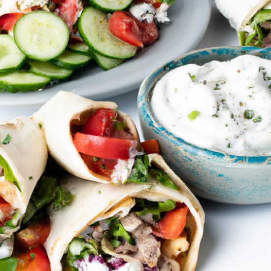 Greek-Style Pita Wraps: A Delicious and Easy Lunch Recipe