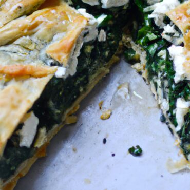 Indulge in Vegan Greek Delights: Try This Mouth-Watering Greek Spinach & Feta Pie Recipe!