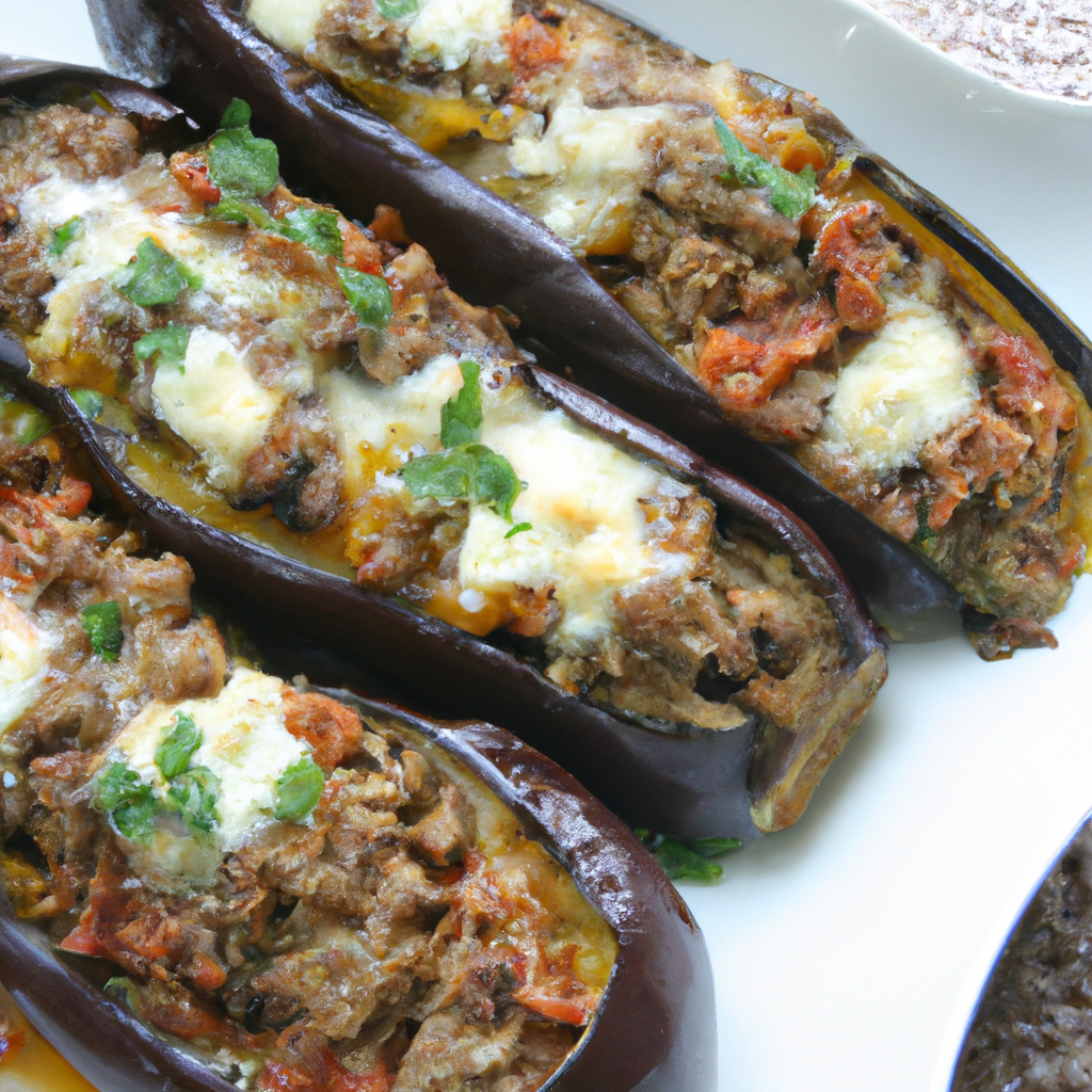 Mouthwatering Greek Vegan Delights: A Recipe for Stuffed Eggplant