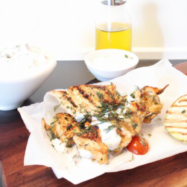 Nutritious and Delicious: Greek Chicken Souvlaki Recipe for Lunch