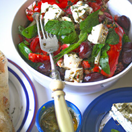 Indulge in a Delicious Greek Feast with this Mouthwatering Lunch Recipe!