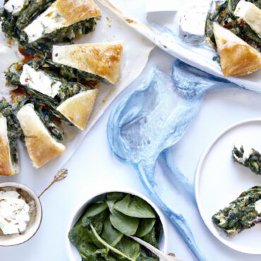 Tasty Greek Mezze Delight: Feta and Spinach Spanakopita Recipe