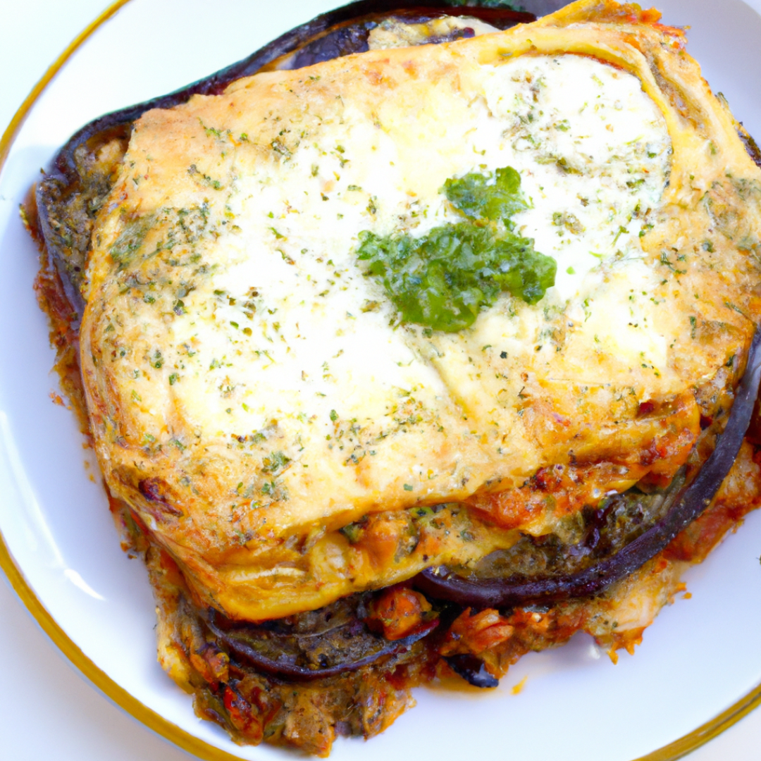 Opa! Enjoy the Flavors of Greece with this Delicious Vegan Moussaka Recipe!