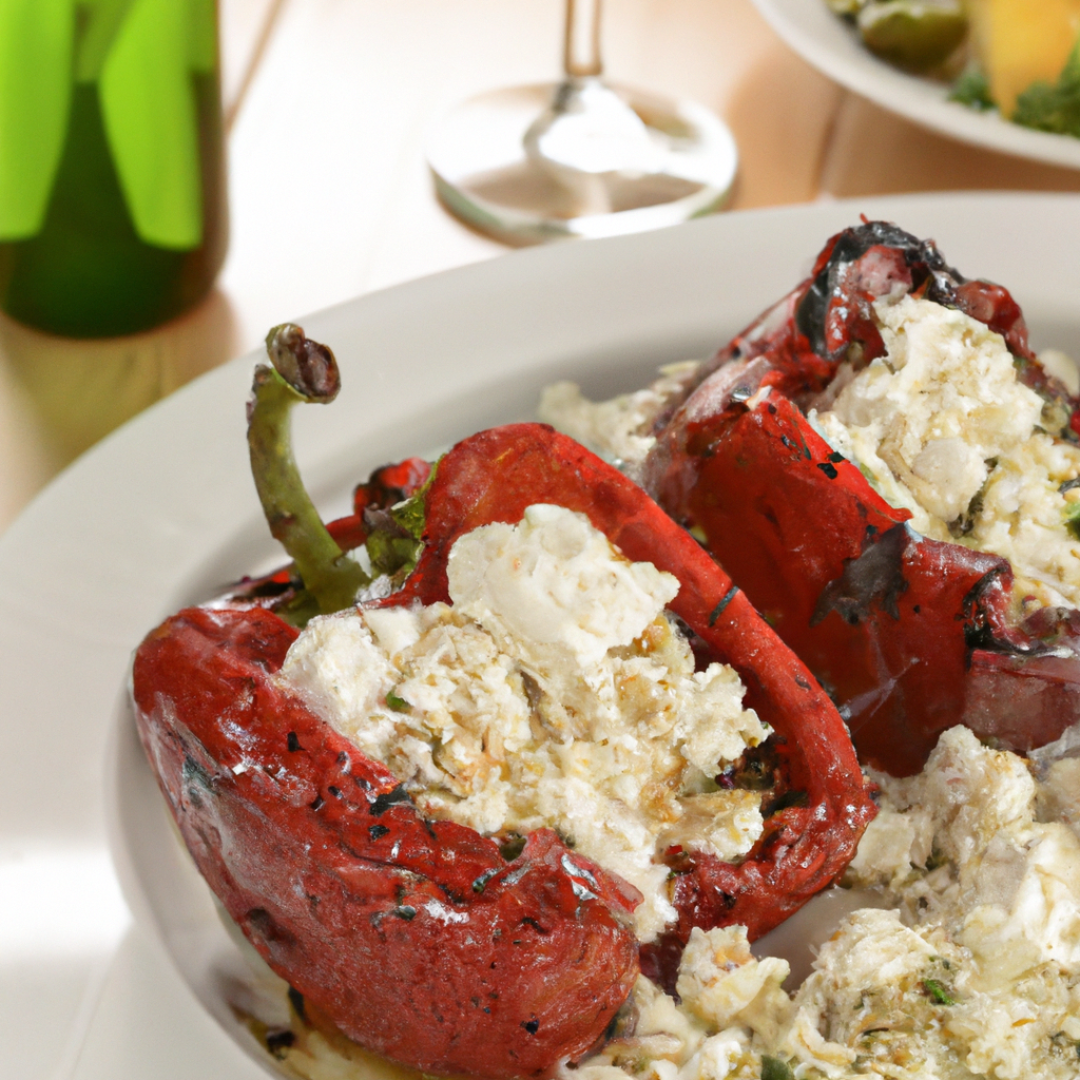 Deliciously Greek: Try This Authentic Feta-Stuffed Peppers Recipe for Your Next Appetizer!