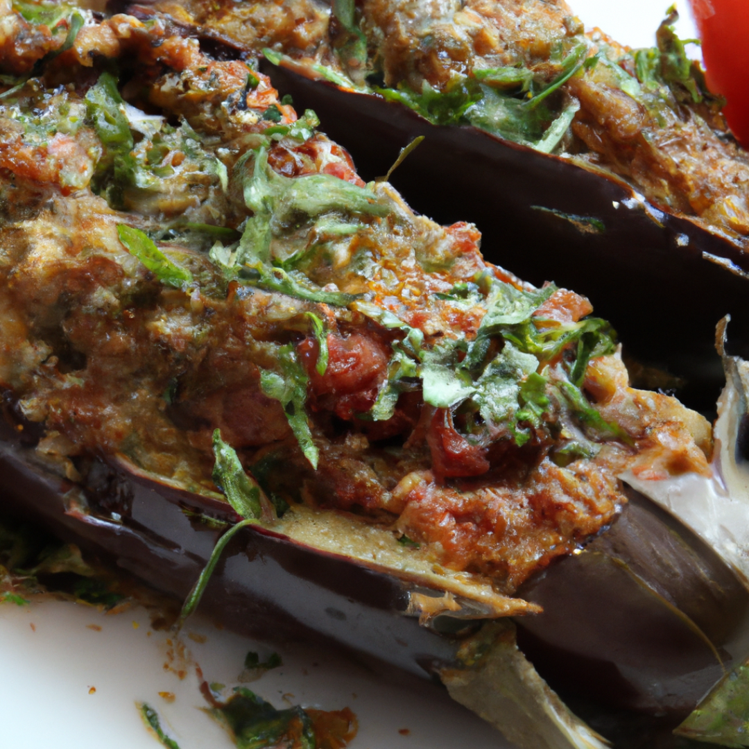 Mouthwatering Greek Vegan Delights: A Recipe for Stuffed Eggplant