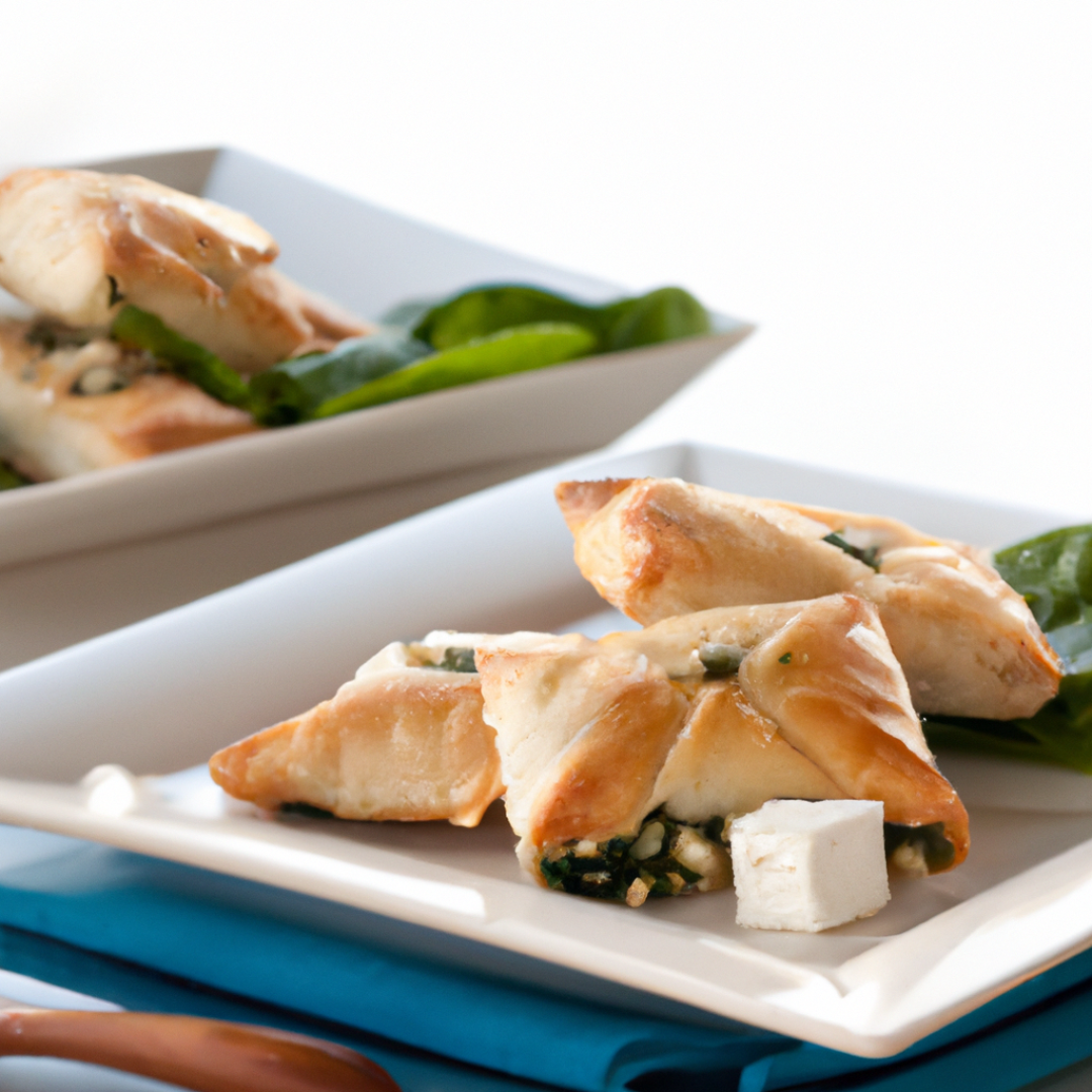 Melt-in-Your-Mouth Feta and Spinach Bourekas: A Delicious Greek Appetizer Recipe