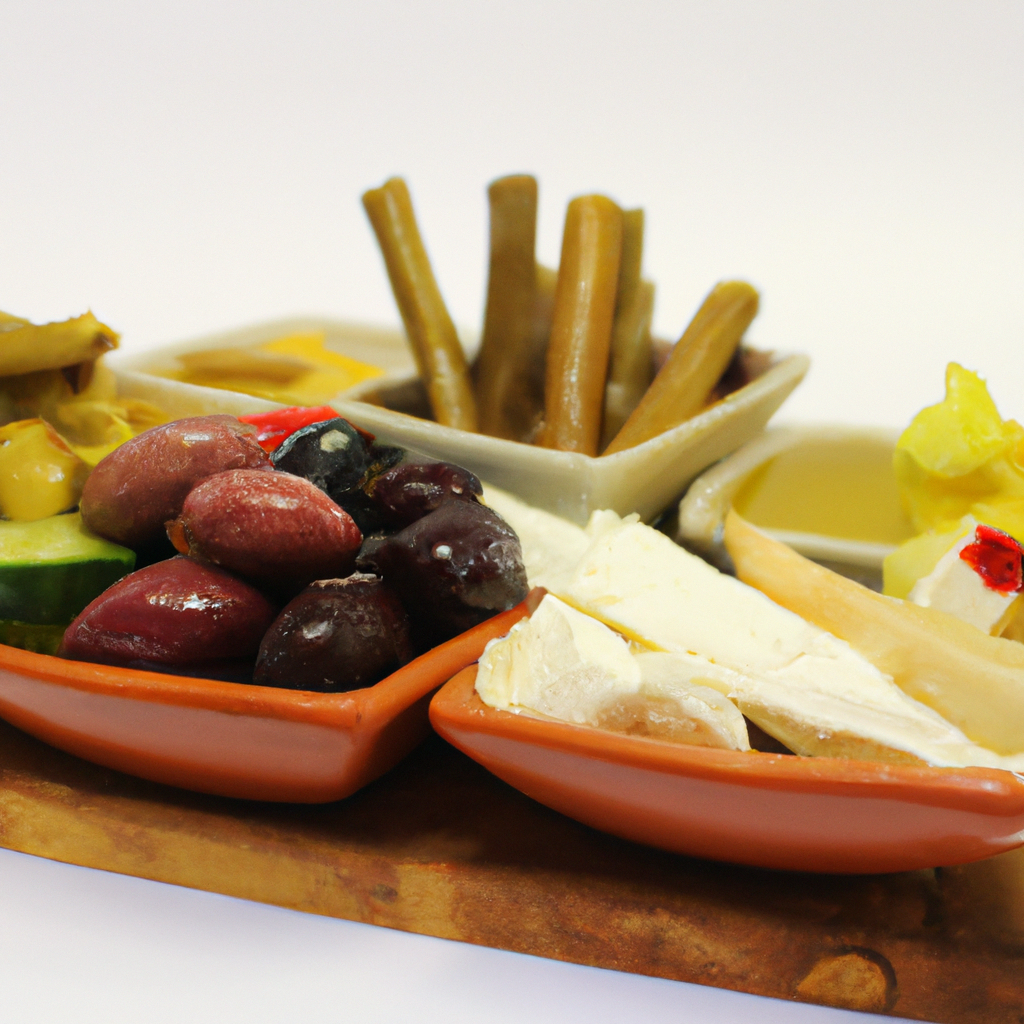 Tasty recipe for a classic Greek Mezze Platter!