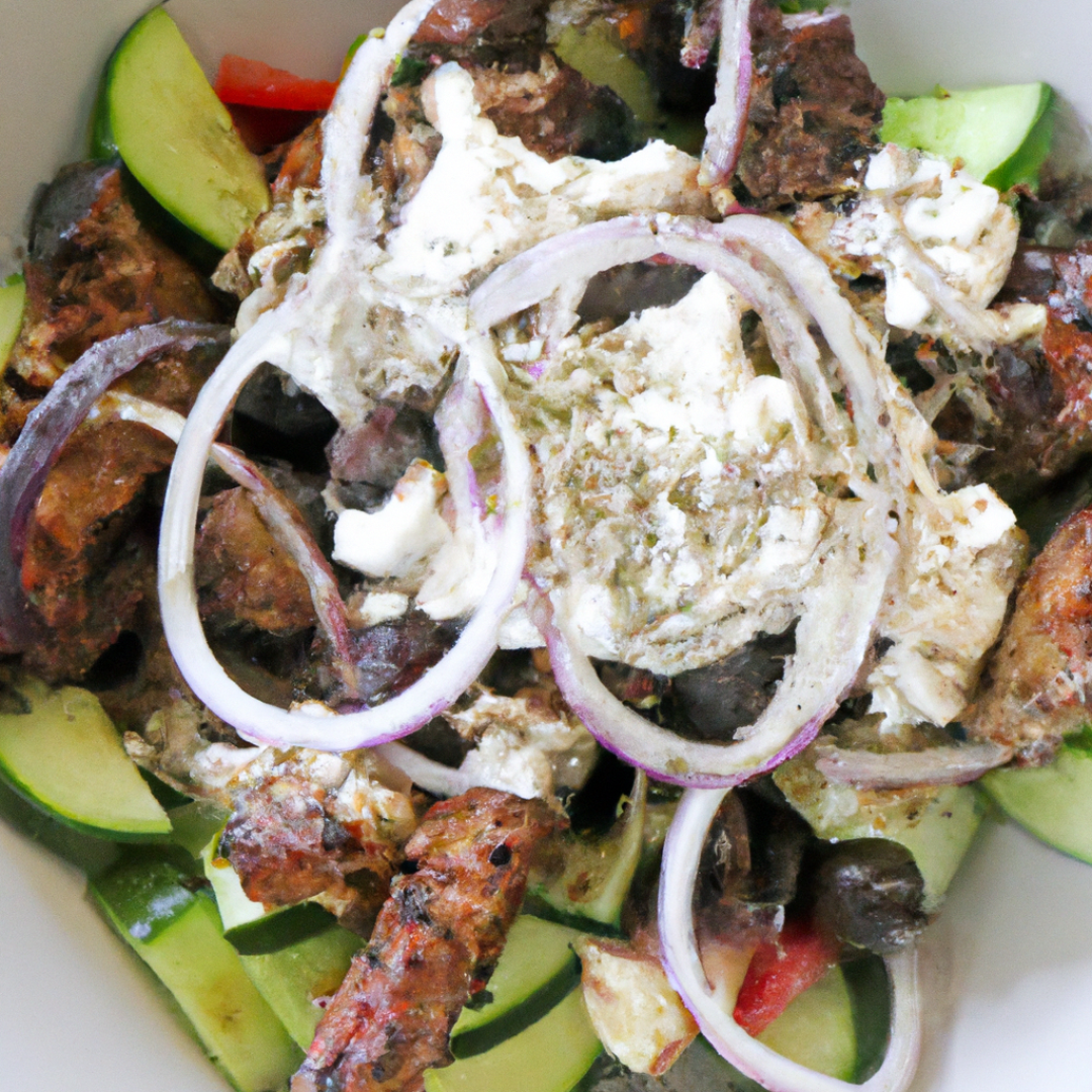 Mouth-watering Greek Souvlaki Bowl for a Perfect Lunch Feast