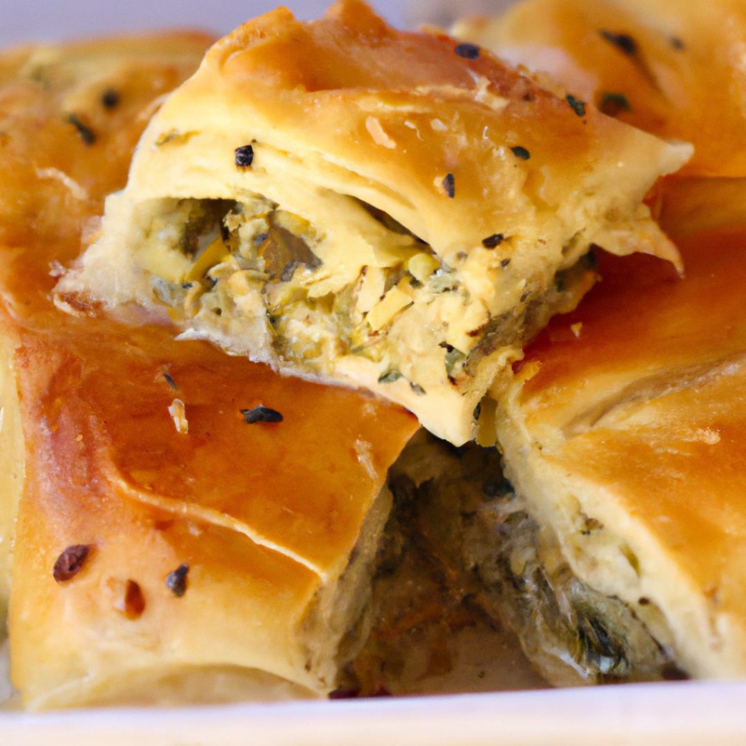 Indulge in a Flavorful Mediterranean Delight: Greek Spanakopita Recipe for Lunch!