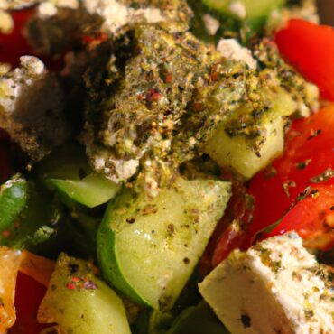 Feta-less Greek Salad: A Delicious Vegan Twist on a Classic Dish