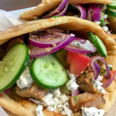 Authentic Greek Delight: A Mouthwatering Lunch Recipe for Gyro Pitas