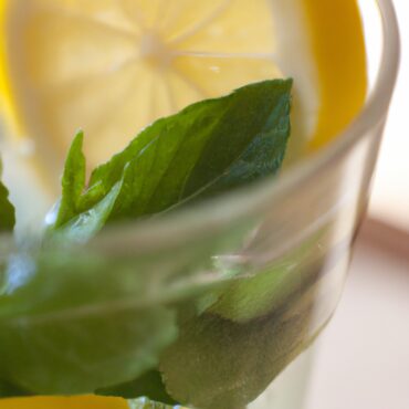 Refreshing Greek Summer Drink: Homemade Lemonade with a Twist of Mint