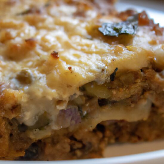 Authentic Greek Flavors Without Meat: A Delicious Vegan Moussaka Recipe