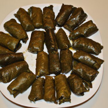 Mouthwatering Greek Vegan Delight: Try our Delicious Stuffed Grape Leaves Recipe!