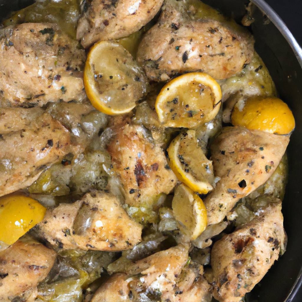 Experience a Taste of Greece with this Delicious Lemon Garlic Chicken Recipe