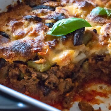 Delight in a traditional Greek Vegan Moussaka recipe