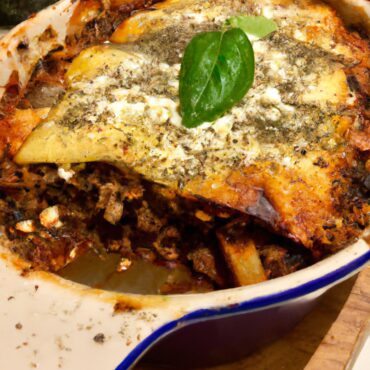 Opa! Enjoy the Authentic Flavors of Greece with this Delicious Vegan Moussaka Recipe