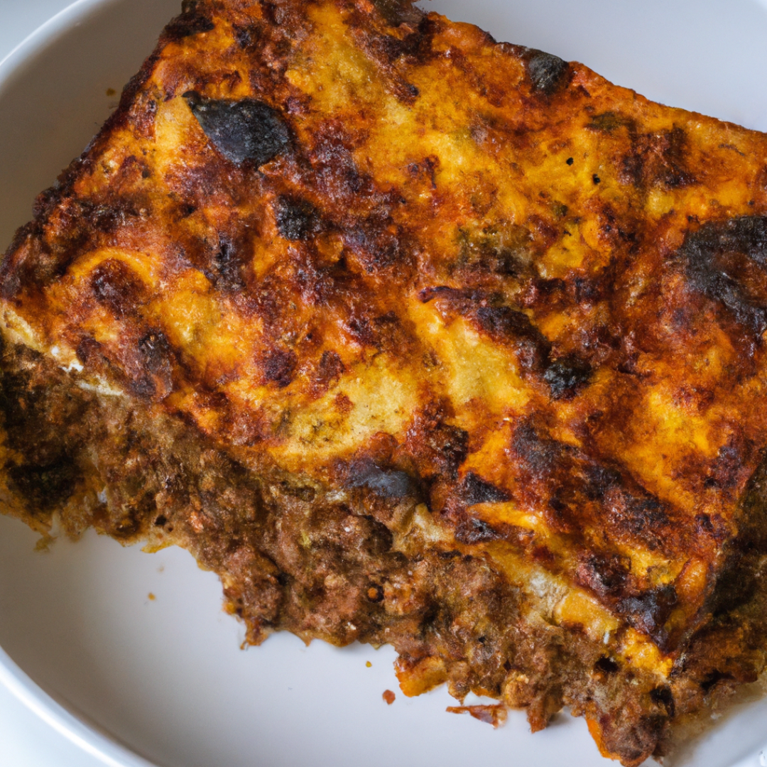 Delight in a traditional Greek Vegan Moussaka recipe