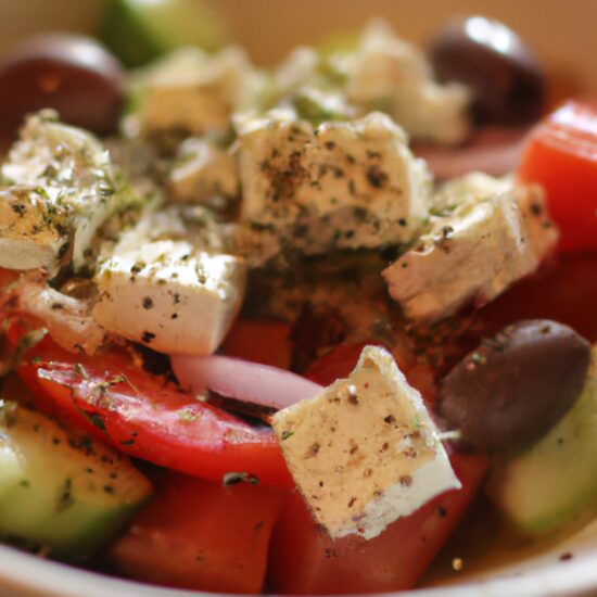 Refreshing Mediterranean Delight: Try This Greek Salad for Lunch!