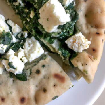 Delightful Greek Breakfast: Traditional Feta and Spinach Pita Recipe
