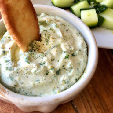Indulge in Greek Culture with This Delectable Tzatziki Dip Appetizer Recipe