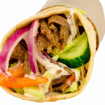 Delightful Greek Gyro Wraps: A Savory Lunchtime Treat