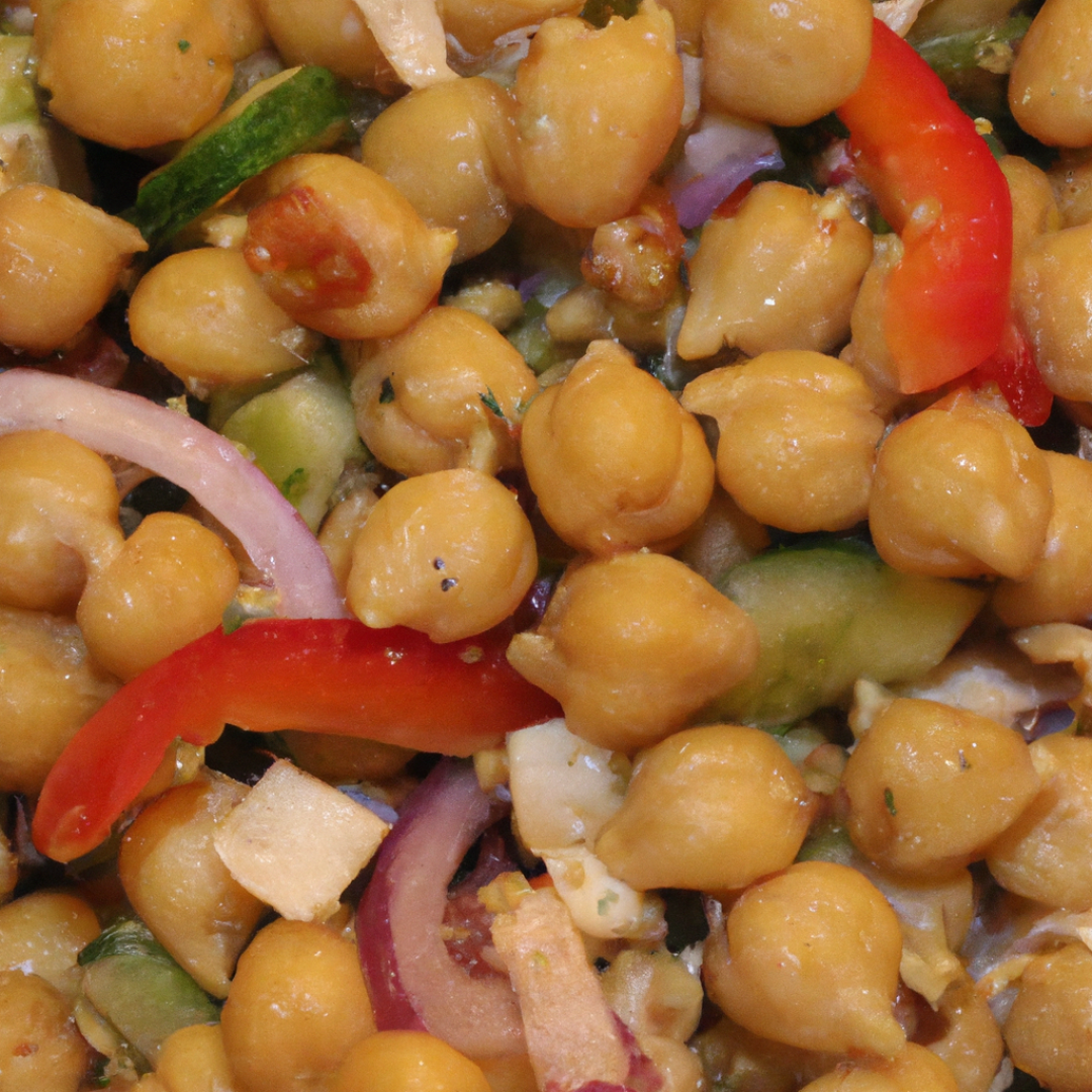 Zesty Greek Vegan Chickpea Salad: A Mouthwatering Mediterranean Delight!