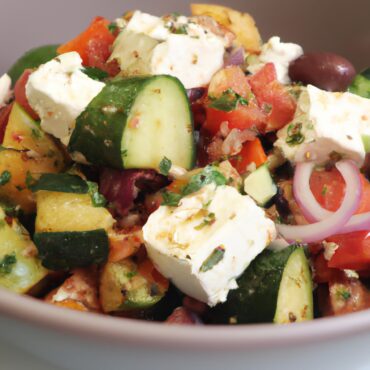 Indulge in the Mediterranean with this Easy Greek Lunch Recipe!