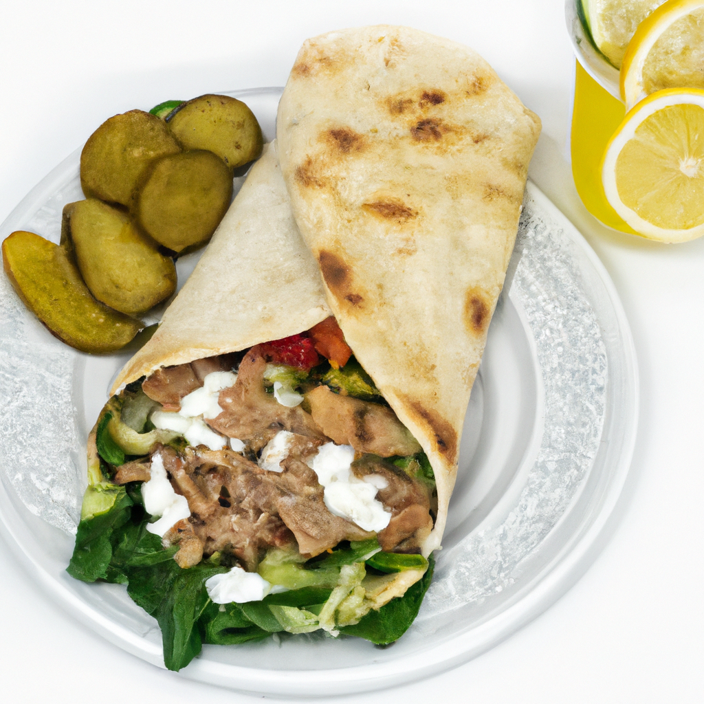 Opa-tastic Greek Lunch Recipe: Simple and Delicious Gyros Wrap