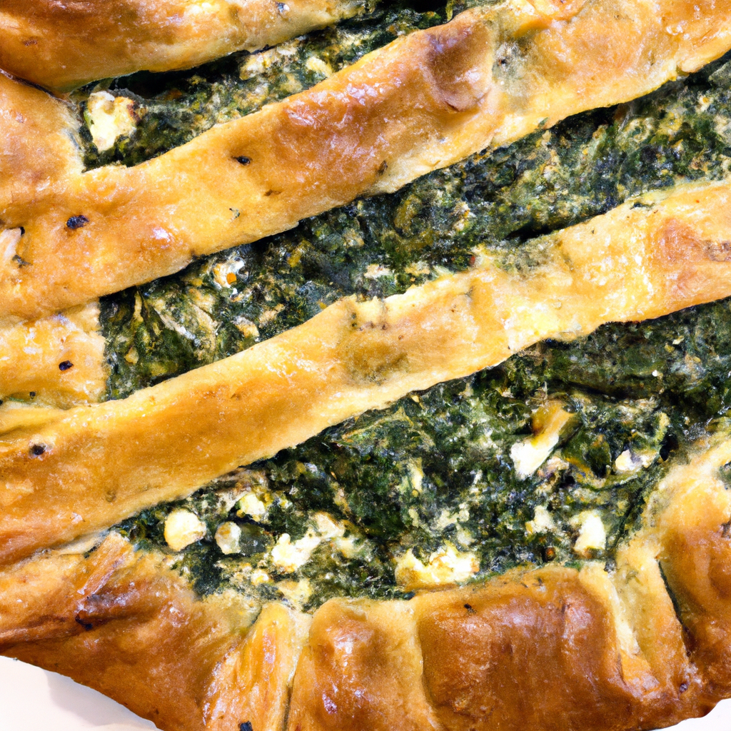 Delightful Greek Vegan Spinach and Feta Pie Recipe