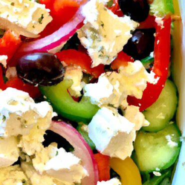 Easy Greek Salad Lunch Recipe