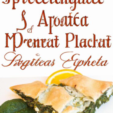 Mediterranean Delight: Vegan Spanakopita Recipe