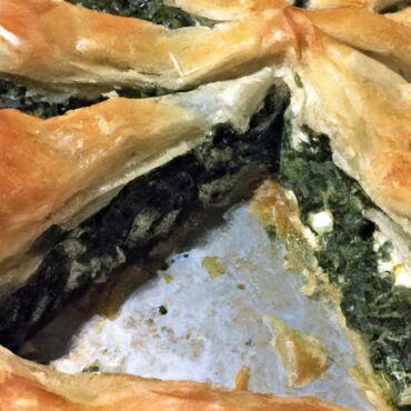 Digitally Delicious: Try This Mouthwatering Greek Vegan Spinach Pie Recipe Today!