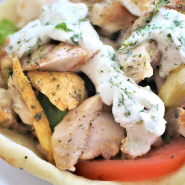 Opa! Delicious Greek Chicken Gyro Recipe for Lunch