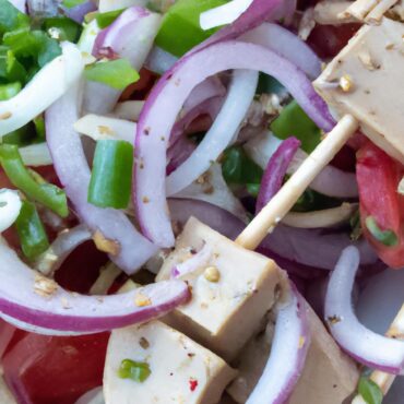 Mouth-Watering Greek Vegan: Discover the Flavor of this Delicious Tofu Souvlaki Recipe