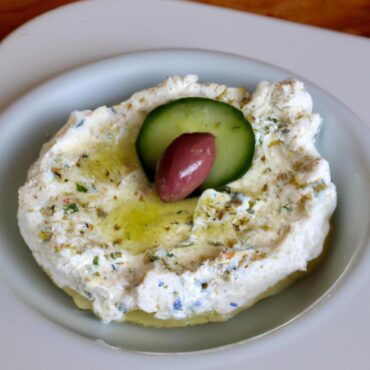 Savor the Flavors of Greece with this Delicious Tzatziki Appetizer Recipe