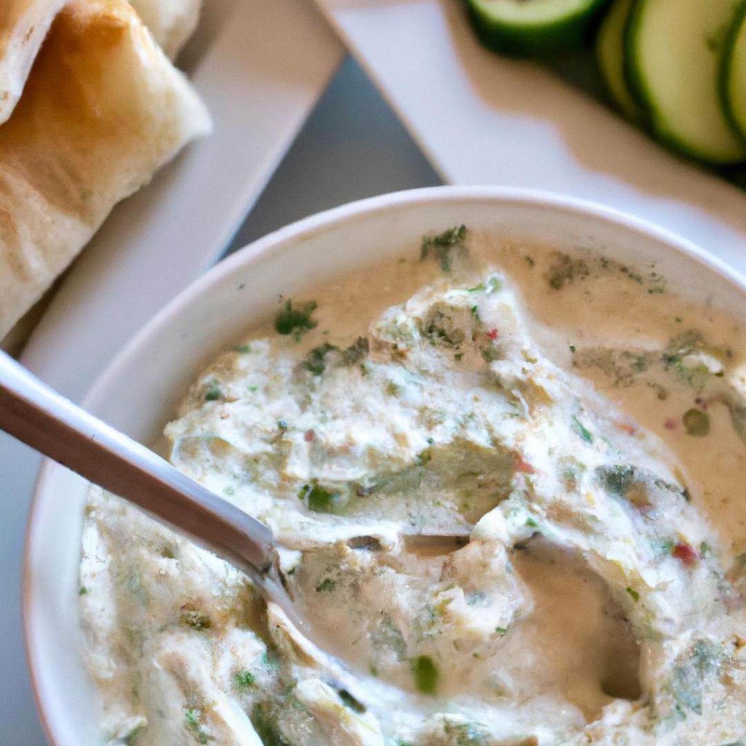 Savor the Mediterranean with Our Greek Style Tzatziki Dip Recipe