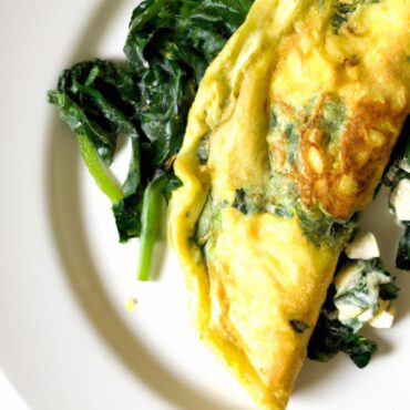 Start Your Morning with a Traditional Greek Spinach and Feta Omelette Recipe